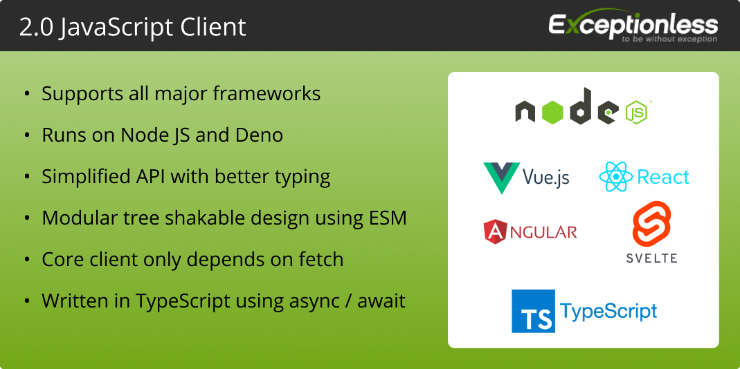 Exceptionless announcement