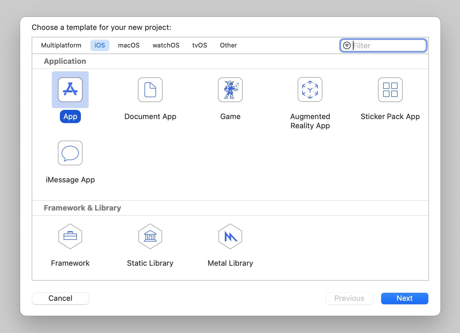 iOS app creation in Xcode