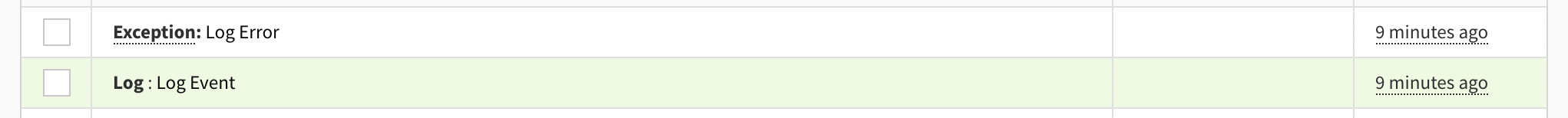 Exceptionless dashboard