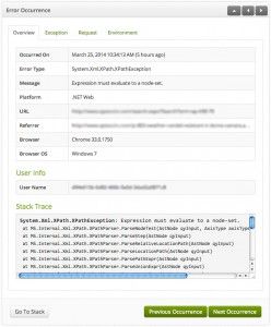 Exception Reporting Overview
