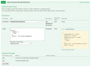 Create Exceptionless Token