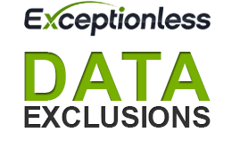 Exceptionless Data Exclusions for Security